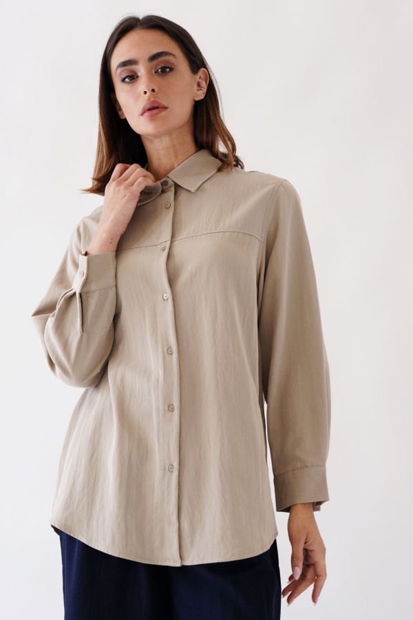 Dark beige shirt