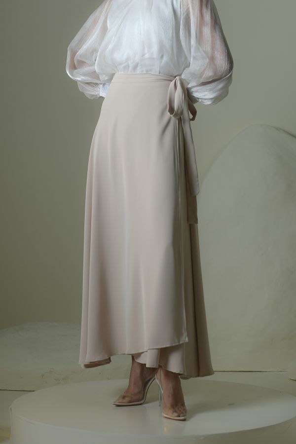 Beige Skirt