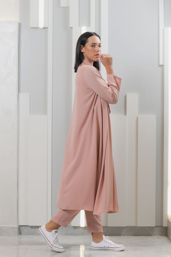 Pink cardigan