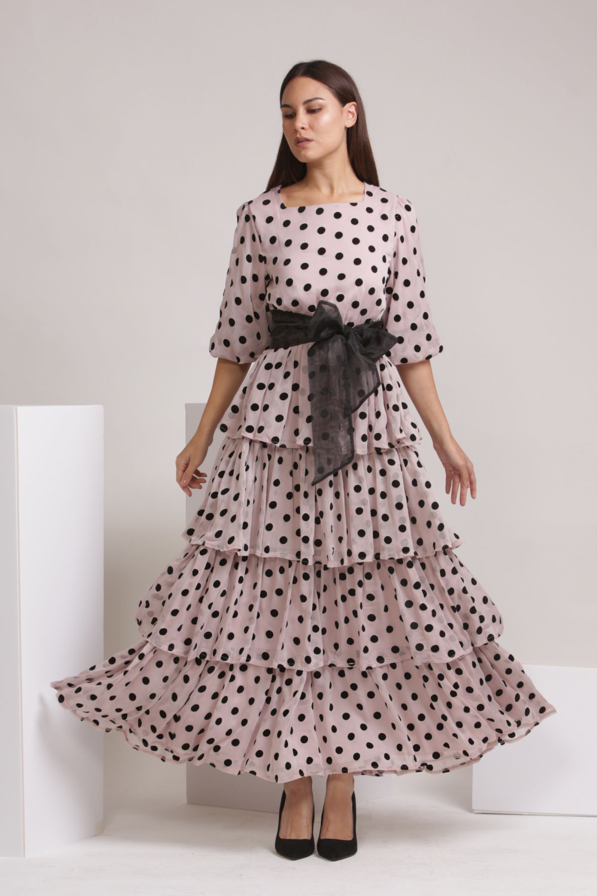 Rosa Polka Dots Gown