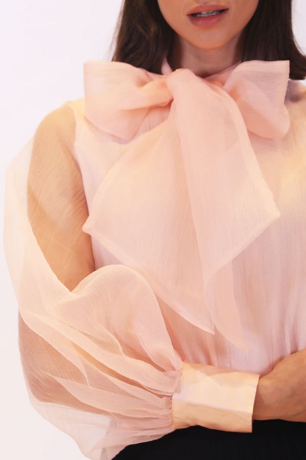 Organza outlet bow top