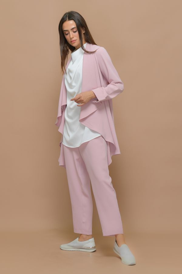 Pink Waterfall Cardigan