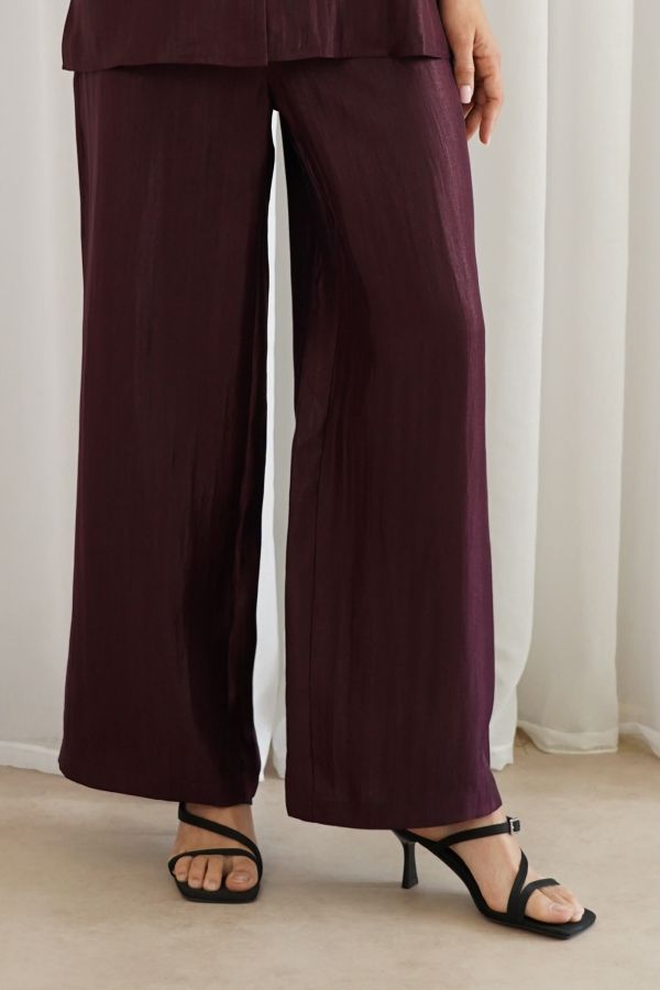 Purple trousers