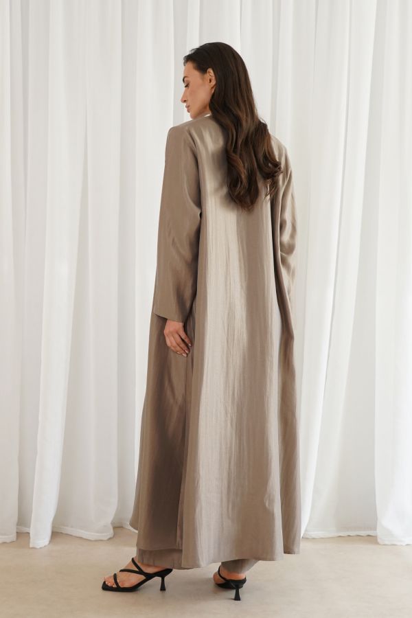 Brown cardigan