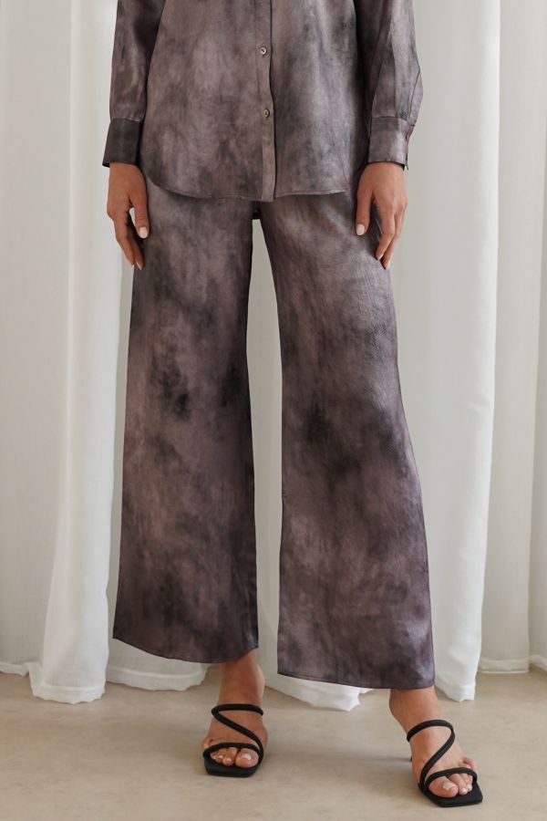 Purple trousers