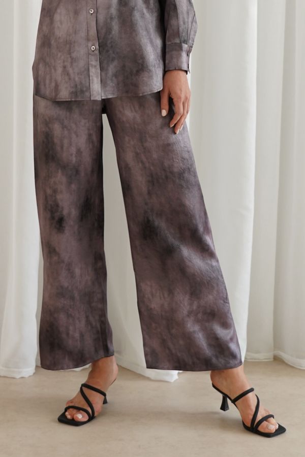 Purple trousers