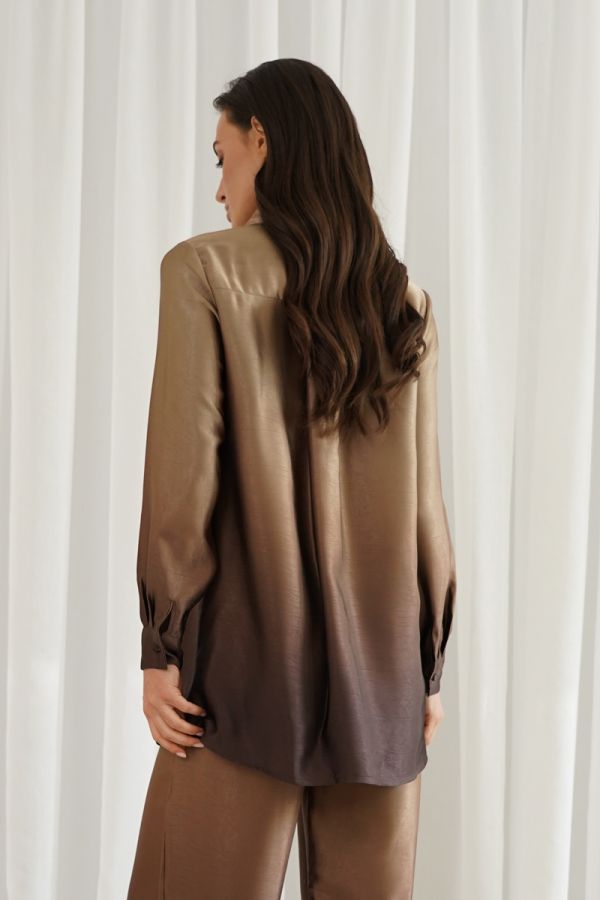 Beige ombre shirt