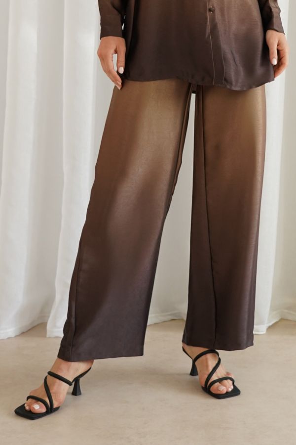 Beige ombre trousers
