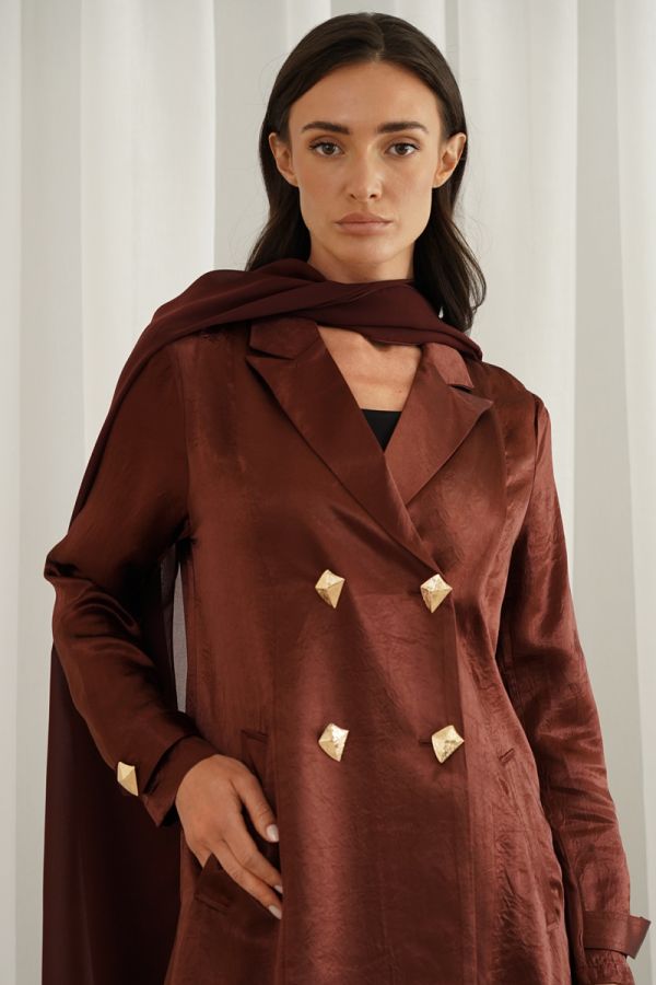 Brown long jacket