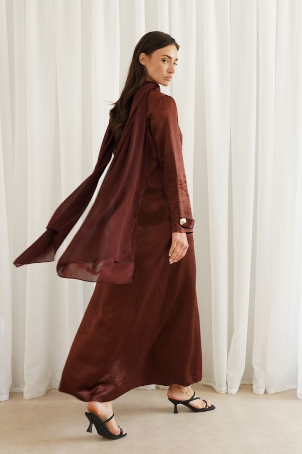 Brown long jacket