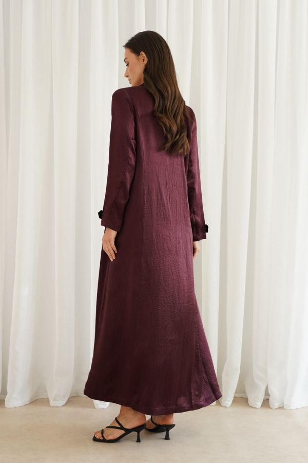 Purple long jacket 