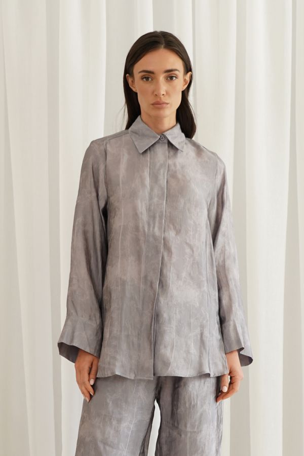 Grey printed shirt