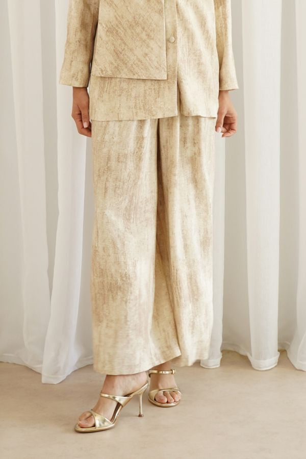 Beige trousers