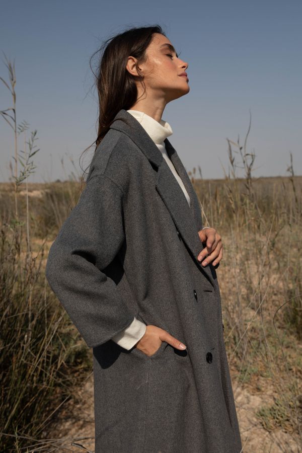 Dark grey deals winter coat