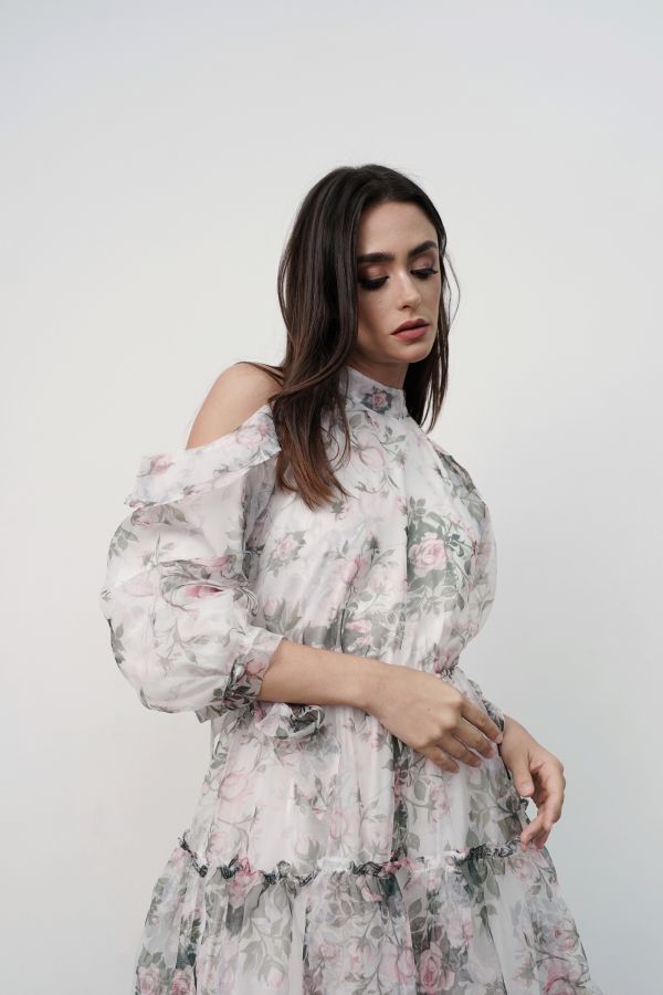 Nightway Petite Cold-Shoulder Keyhole Gown - ShopStyle Evening Dresses