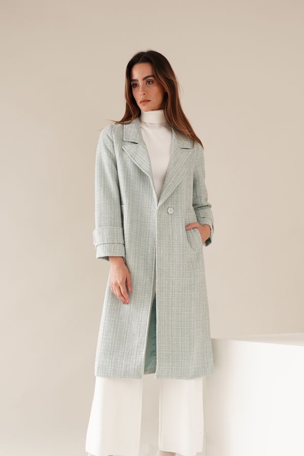 Mint Tweed Jacket