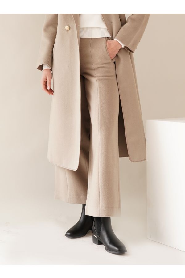 Beige wool jacket