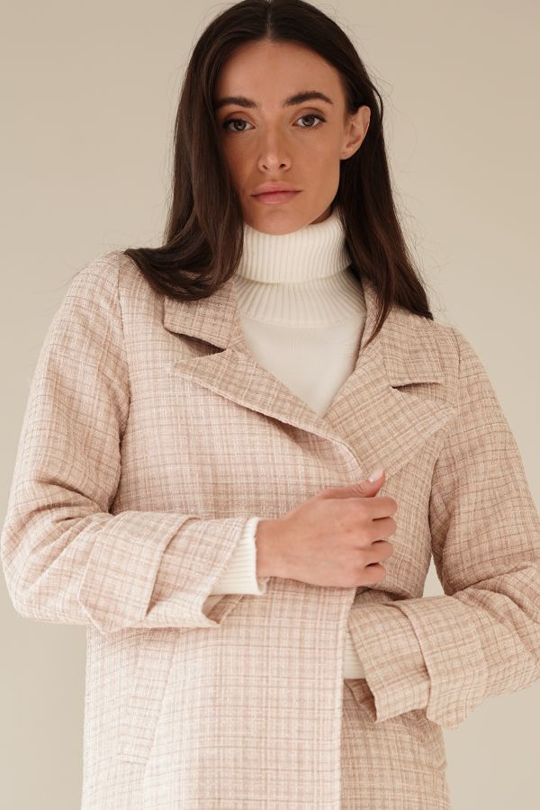 Beige Tweed Jacket