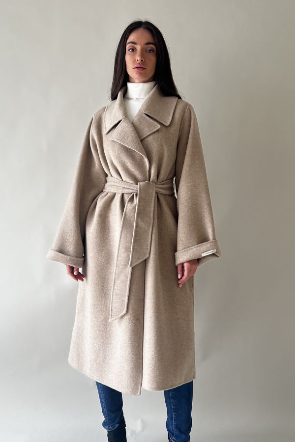 Mink Wool Coat 