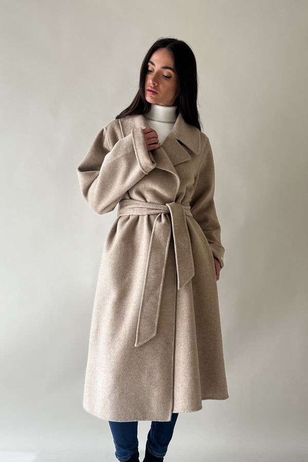Mink Wool Coat 