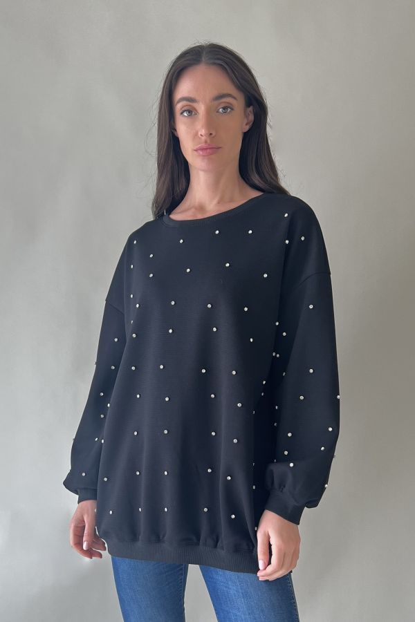 Black Shirt with studs