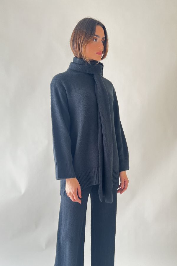 Black Knitted Co-ord