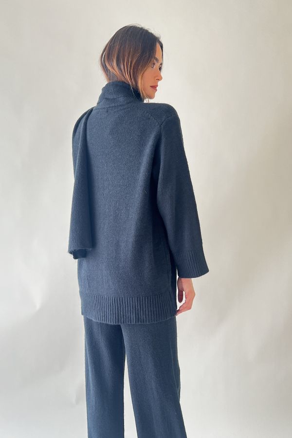 Black Knitted Co-ord