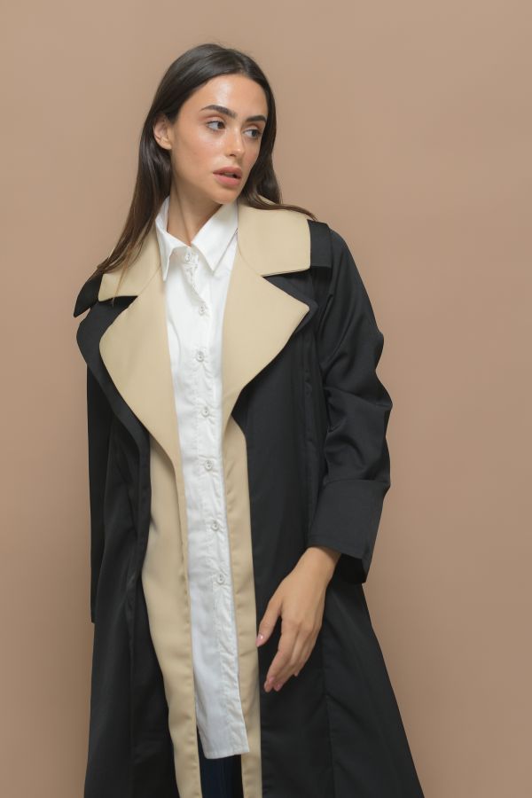 Black/beige Multiway Jacket
