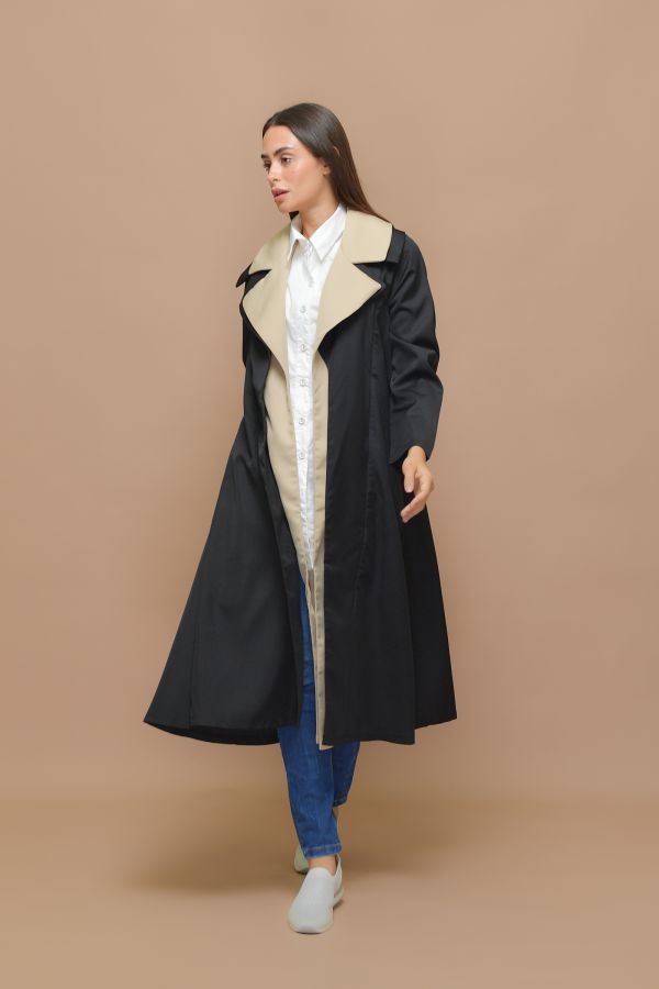 Black/beige Multiway Jacket