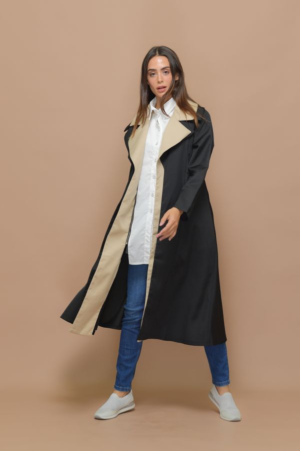 Black/beige Multiway Jacket