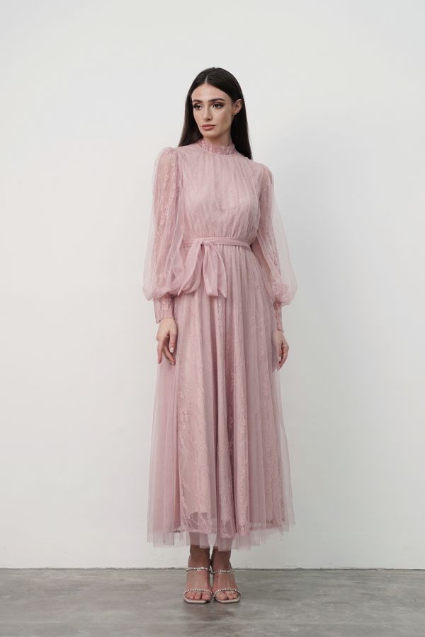 Light Pink Lace Dress