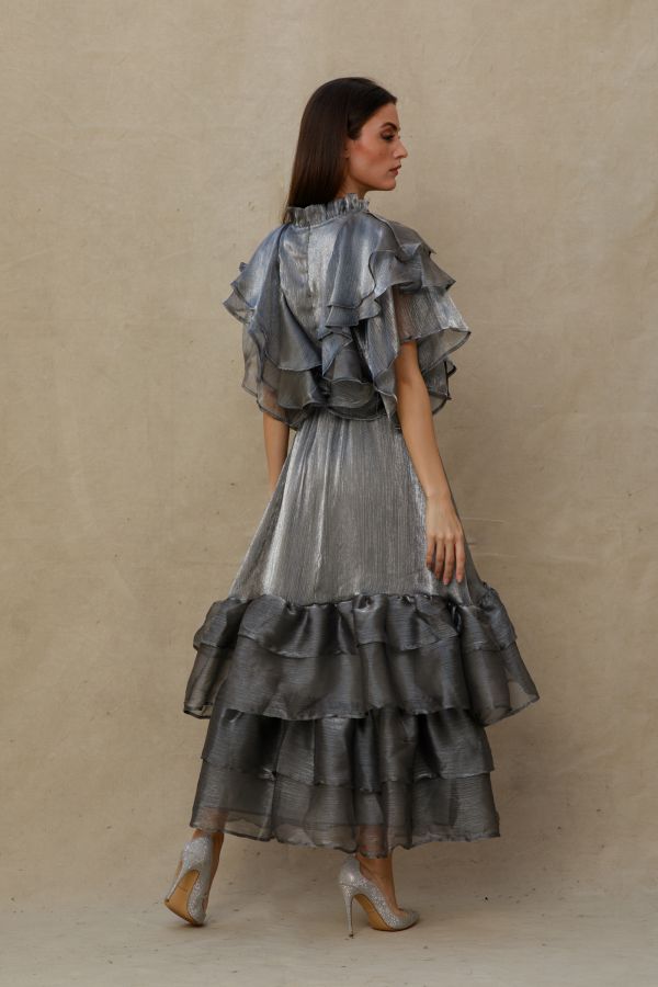 Venetian rose tulle gown hotsell