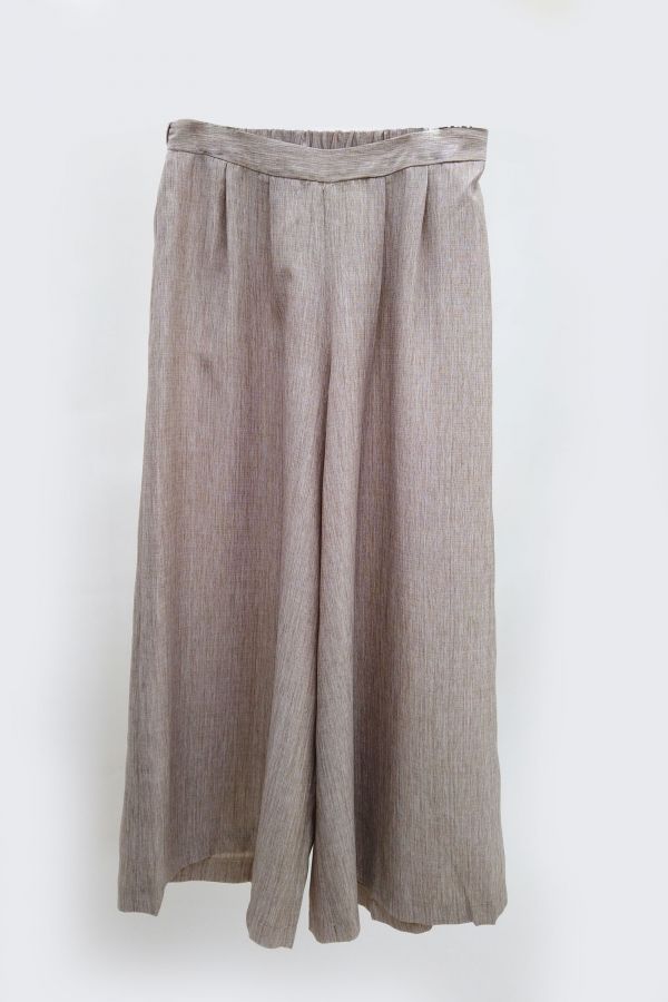 Beige Linen Trouser 