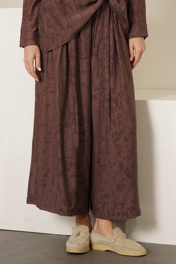 Purple trousers with pleats00735-170