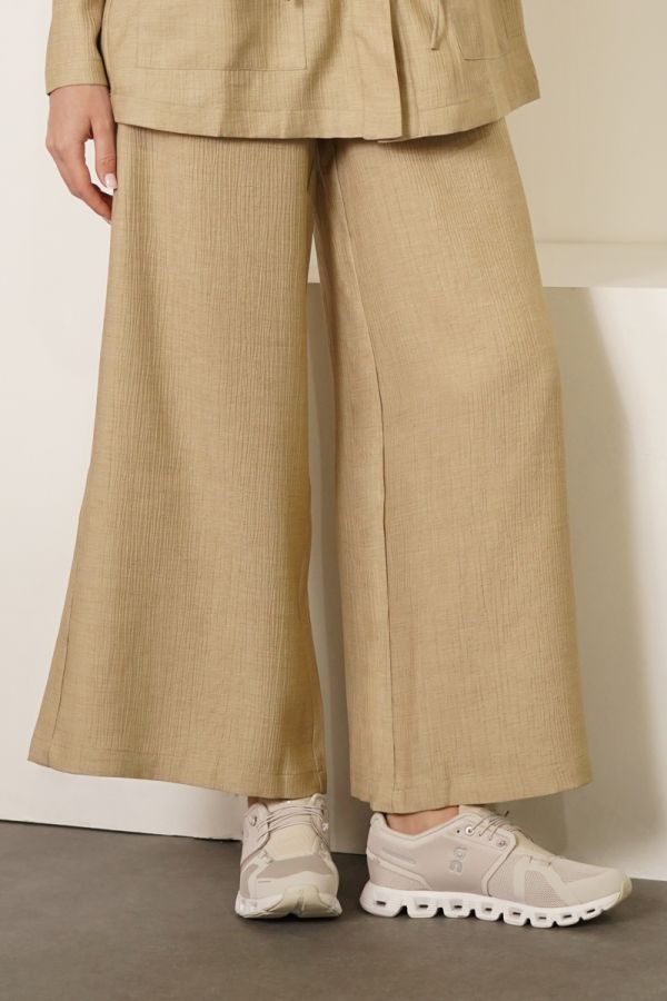 Beige trousers