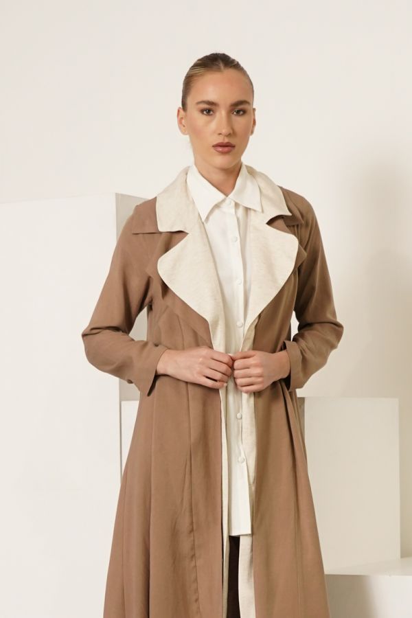 Brown multi-way jacket