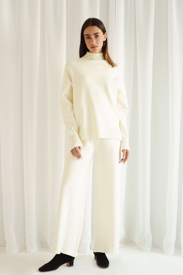 Cream knitted co-ord