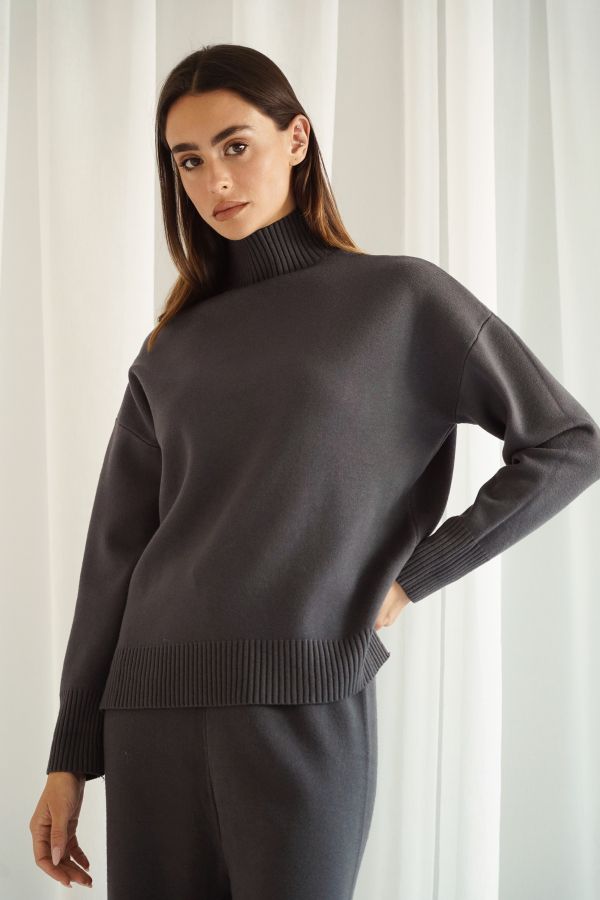 Grey knitted co-ord