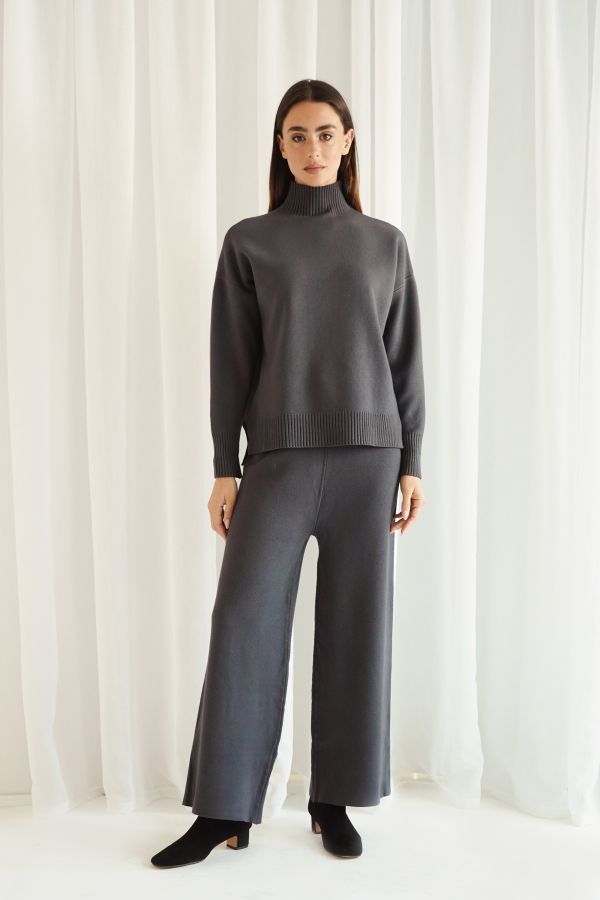 Grey knitted co-ord