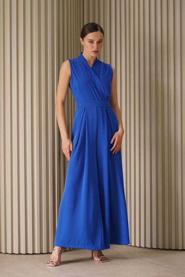 Royal blue jumpsuit