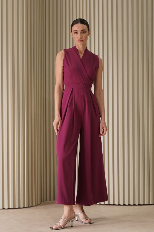 Dark pink jumpsuit